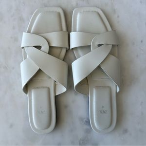 Zara White Sandals Size 39